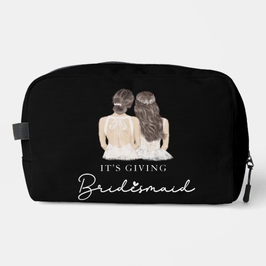 Il donne bridesmaid Toiletry Sacs cadeau Mariée (Recto)