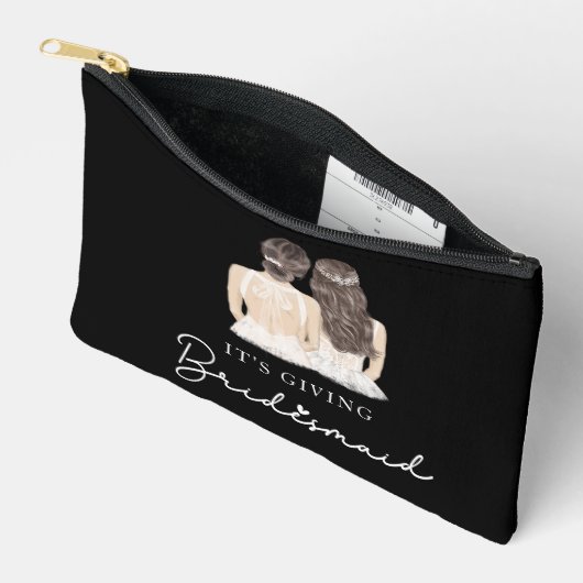 Il donne bridesmaid Toiletry Sacs cadeau Mariée (Ouvrir)