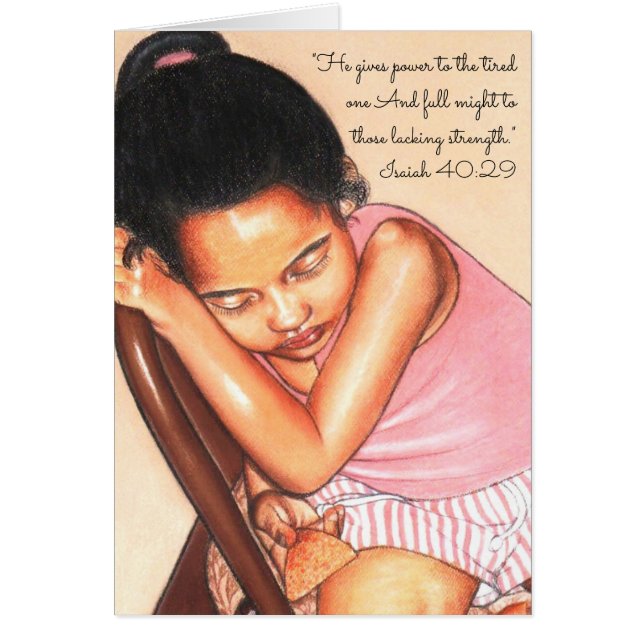 Il donne la puissance à l'one~Scripture fatigué (Devant)