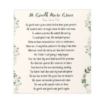 Il Donne Plus De Bloc-Notes De Grace