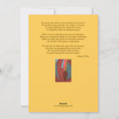 Il donne plus de grâce, carte chrétienne de l'espo (Dos)