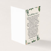 Il Donne Plus De Grace Mini Carte de Note Pliée (Outside)