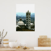 Il Duomo, Siena, Italië | Afdrukken Poster (Keuken)