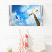 Il est bannière levée de Pâques, rayonnant la (En situation)