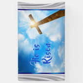 Il est bannière levée de Pâques, rayonnant la (Vertical)