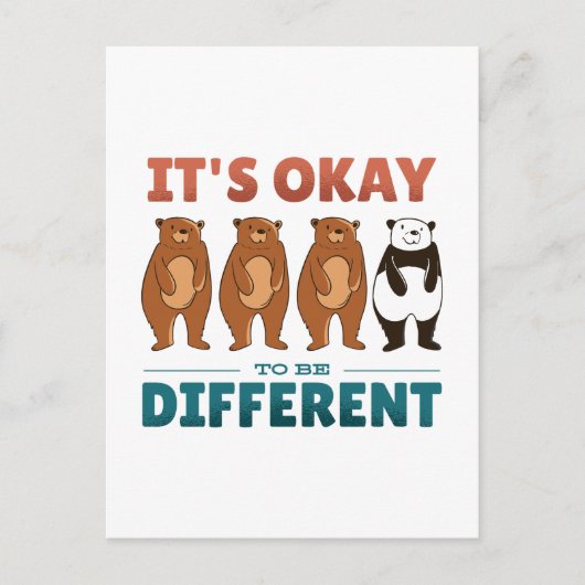 Il est bon d'être différent Invitation (Devant)