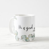 Il est bon tout le temps Foliage Café Mug (Devant gauche)