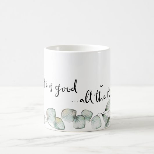 Il est bon tout le temps Foliage Café Mug (Centre)