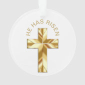 Il Est Devenu Religieux Croix D'Or Noël (dos)