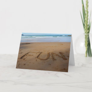 IL EST ÉCRIT "AVEZ DU PLAISIR" CARTE DE RETRAITE