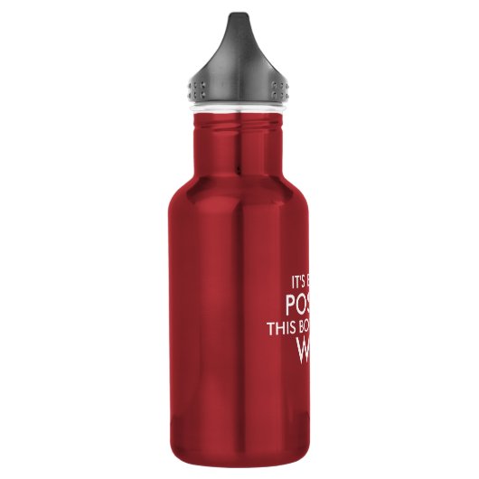 Il est entièrement possible cette bouteille tient (Gauche)