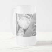 Il Est Fini Gris Gris Frosted Verre Beer Mug (Devant gauche)