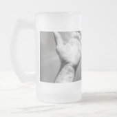 Il Est Fini Gris Gris Frosted Verre Beer Mug (Gauche)