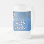 Il Est Fini Verre Frosted Bière Mug (Devant droit)