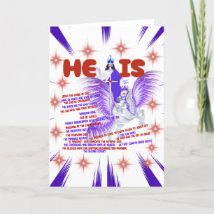 Il Est Jésus La Parole De Dieu Carte De Voeux