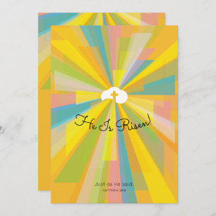 Il est les invitations levées de service de Pâques