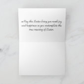 Il est levé - carte de voeux de Pâques (Intérieur)