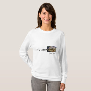 Il est ma roche, T-shirt d'écriture sainte