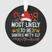 Il Est Probable Que Père Noël Avec Un Elfe Noël (devant)