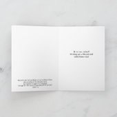 Il est ressuscité Carte de Pâques Croix de foi ave (Intérieur)