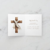 Il est ressuscité | Carte de Pâques Tomb vide (Intérieur)