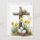 Il Est Ressuscité Carte De Voeux Régilious, Jour D (Dos)