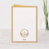 Il Est Ressuscité Fleurs D'Aquarelle De Pâques, Re (Dos)