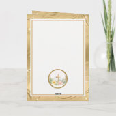 Il Est Ressuscité Fleurs D'Aquarelle De Pâques, Re (Dos)