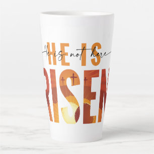 Il Est Ressuscité Jésus Résurrection Foi Latte Mug