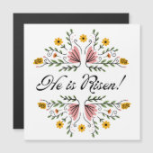 Il est ressuscité mince carte magnétique (Devant / Derrière)