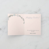 Il est ressuscité : Pastel Scripture Carte de voeu (Intérieur)