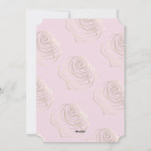 Il Est Ressuscité Pink Paster Invitation Card (Dos)