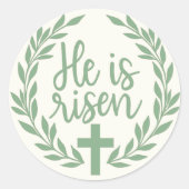 Il Est Risen Stickers (Petit) (Devant)