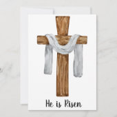 Il Est Risqué Carte De Vacances De Pâques (Devant)