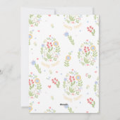 Il Est Risqué Carte De Vacances De Pâques (Dos)