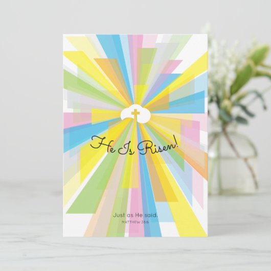 Il Est Risqué Service Pâques Invitations (Debout devant)