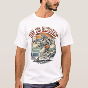 Il est Rizzin Vintage Basketball Religious T-Shirt