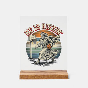 Il est Rizzin Vintage Basketball Religious T-Shirt