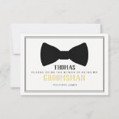 Il est temps d'adapter la carte Groomsman - Cravat (Devant)
