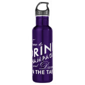 Il est temps de boire une bouteille d'eau violette (Devant)