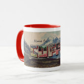 "Il Est Temps De Café" Mug Rétro (Devant gauche)