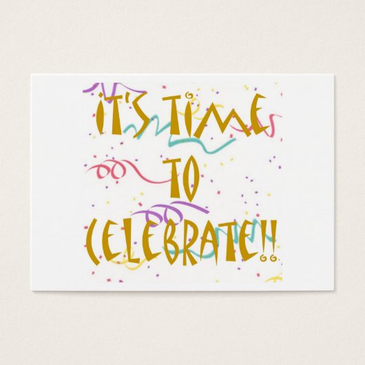 Il est temps de célébrer ! ! (Devant)