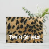 Il est temps de déchaîner ! Invitation à la fête e (Debout devant)