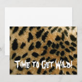 Il est temps de déchaîner ! Invitation à la fête e (Devant / Derrière)