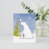 Il Est Temps De Décorer La Carte Postale Christmas (Debout devant)