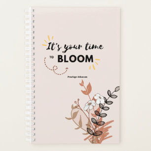 Il est temps de fleurir Gold Botanical Planner