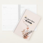 Il est temps de fleurir Gold Botanical Planner (Devant avec enveloppe)