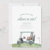 Il est temps de jouer au golf par-Tee Invitation d (Devant)