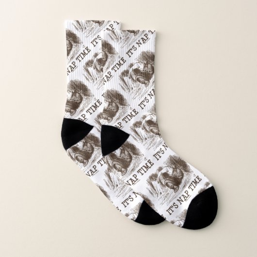 Il est temps de la sieste couchant ronflant le roi (Paire)