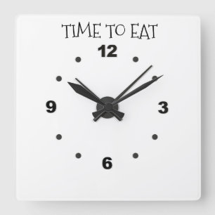 Il est temps de manger une horloge murale par Warr